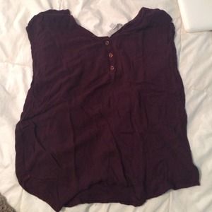 Dark purple urban outfitters short sleeve