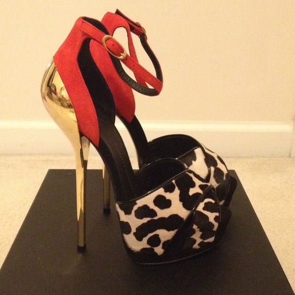 Giuseppe Zanotti Jake Peep Toe Platform Sandals - Picture 2 of 4