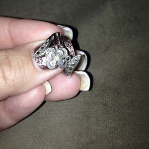 .925 flower ring