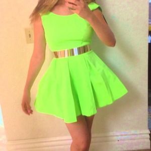 Neon dress