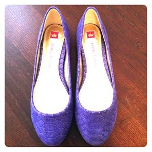 Elaine Turner Purple Ballet Flats