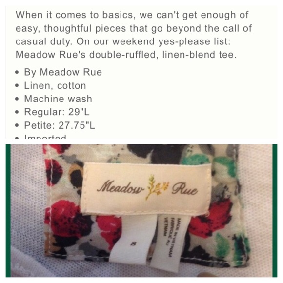 HOLD flounce ruffle tiered tee shirt. Nwt - Picture 3 of 4