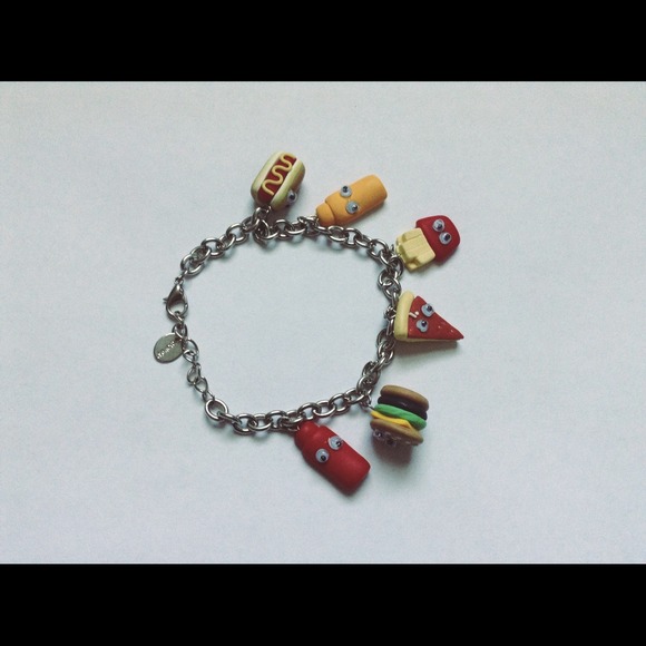 🍔🍕🍟Food charm bracelet🍔🍕🍟