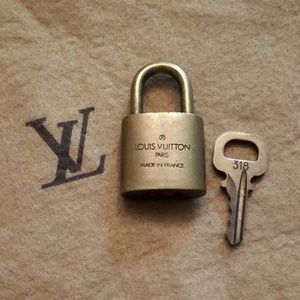 Louis Vuitton lock and key #318