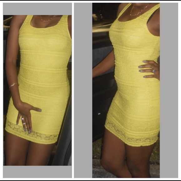 Lace bodycon dress