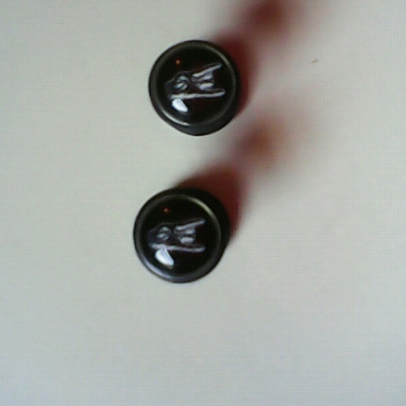 Pair of illusion rock hand cheater stud earrings!!