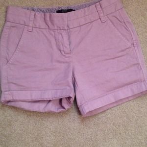 J. Crew purple 5" chino shorts