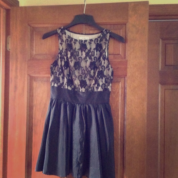 Black lace dress worn once