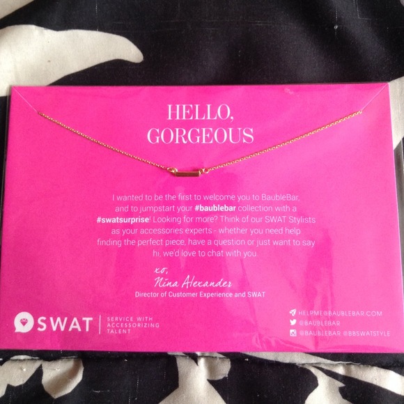 |sold| BaubleBar Swat Surprise Necklace✨