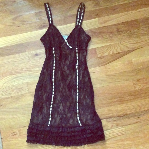 Black lace dress