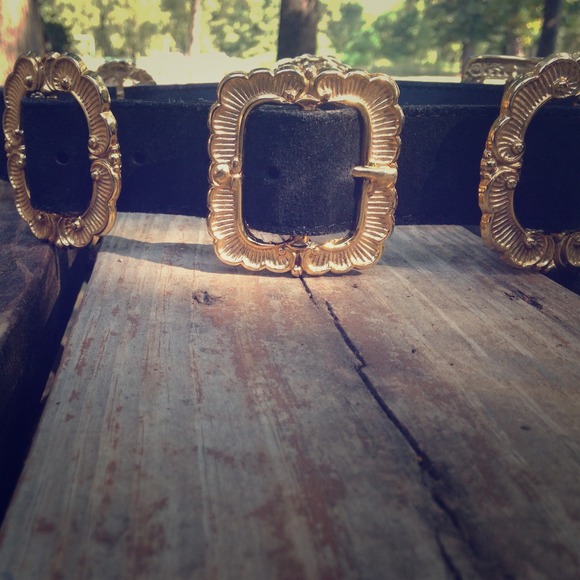 Saks Vintage leather belt