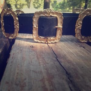 Saks Vintage leather belt