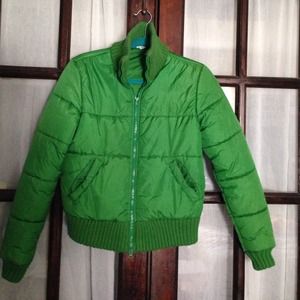 Green Puffy Coat💚