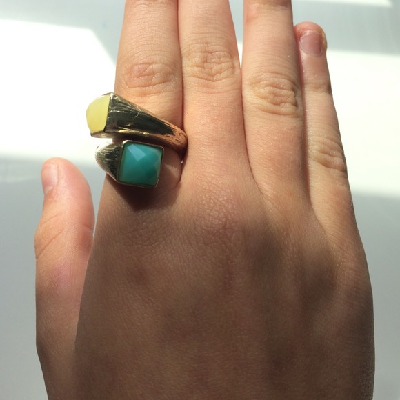Gold cocktail ring