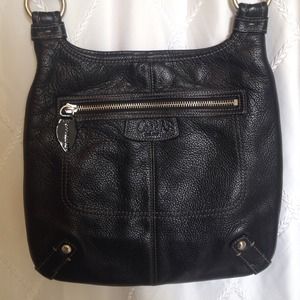 Cross over leather Coach bag