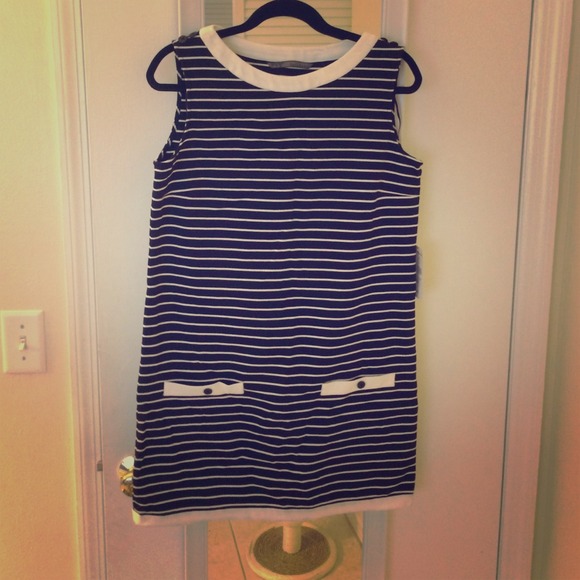 Zara basic striped dress - Picture 1 of 1