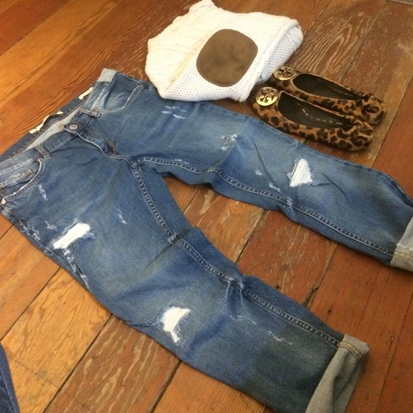 Zara Denim - Zara destroyed boyfriend jean