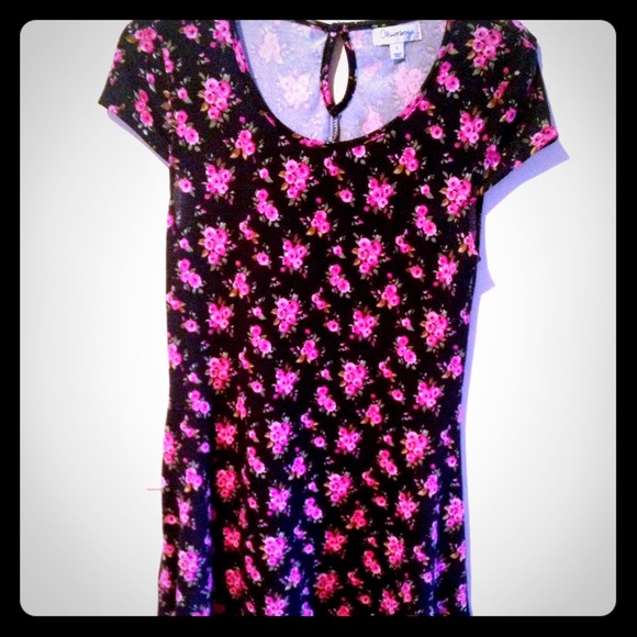 Beautiful Black Floral Dress