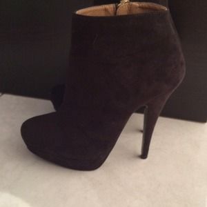 Aldo Black suede boots