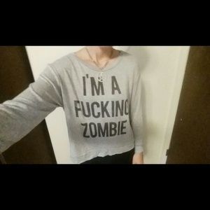 Urban Outfitters I'm a fucking zombie top