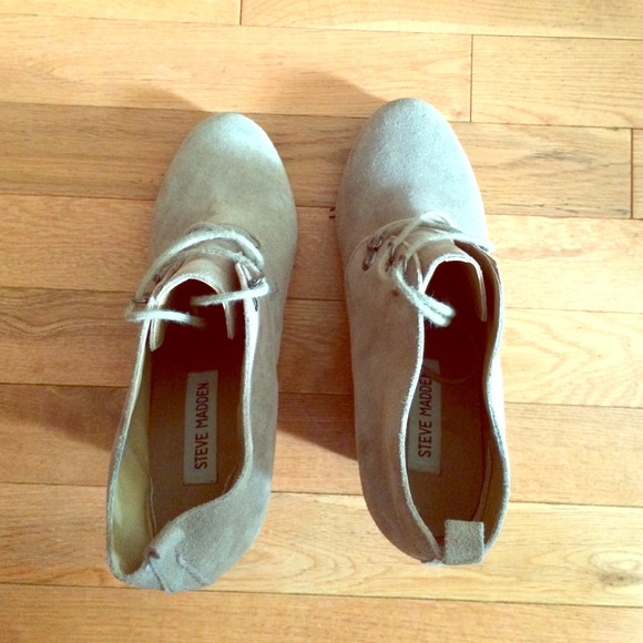 Steve Madden wedge booties!