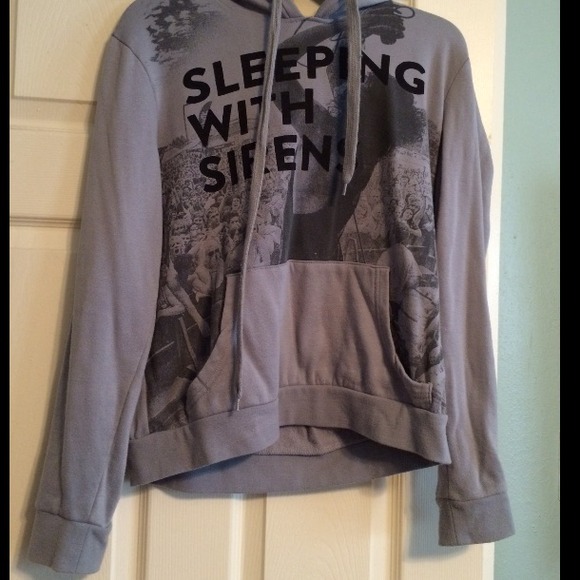 Sleeping with sirens grey hoodie