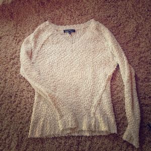 Chunky cream sweater