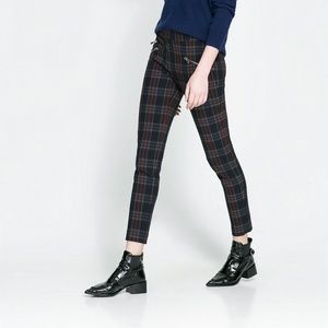 Zara plaid trouser