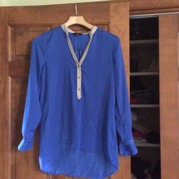 Royal blue blouse