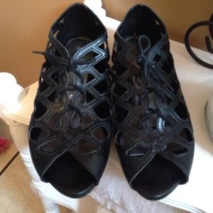 Nordstrom Rack peep Toe Lace Ups