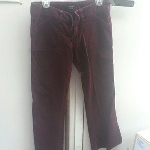 Burgundy pants