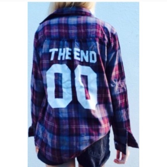 brandy melville the end 00 flannel