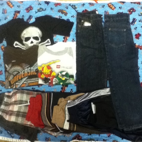 5T boy cloths pre owned shorts, jeans, t shirts