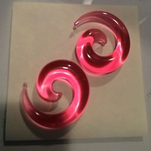 Pink spiral 00g tapers