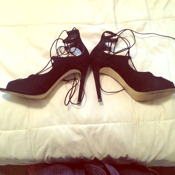 sexy Aldo lace up heels