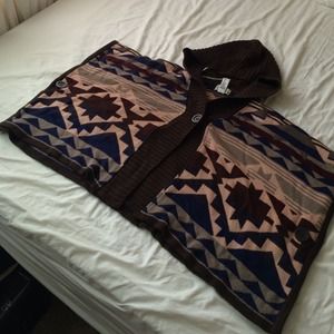 Forever 21 hooded poncho