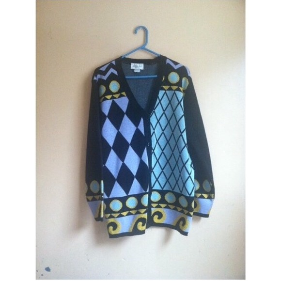 Detailed oversized cardigan