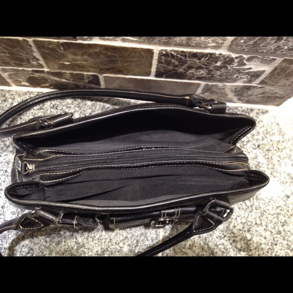 Three section PVC Handbag - Picture 3 of 4