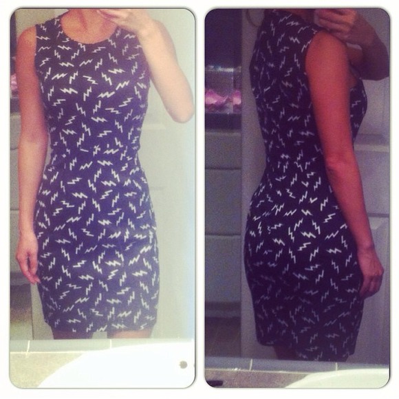 Lightning bolt dress