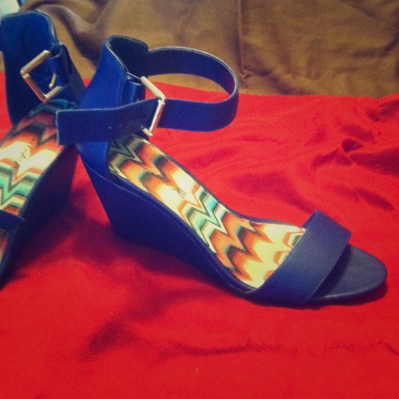 Blue Wedges