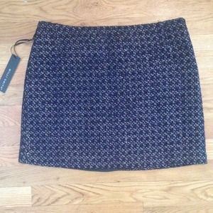 Tweed mini skirt