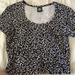 NWOT American Apparel Nathalie Du Pasquier crop t