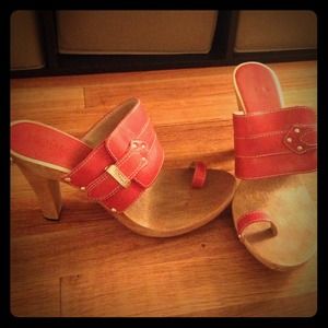 Michael Kors Wooden Heels