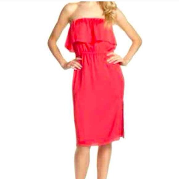 Bcbg strapless dress