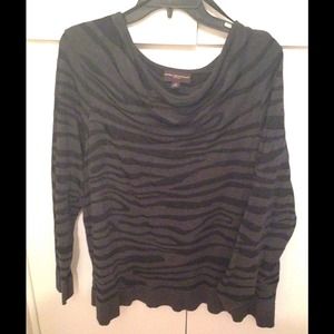 Zebra stripe top