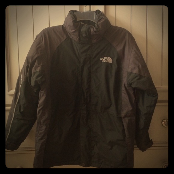 North Face grey boys winter coat