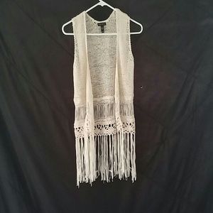 Cream Crochet Cardi