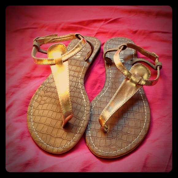 Metallic Sandals
