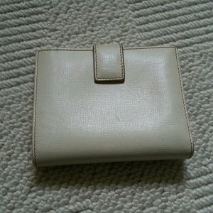 Salvatore Ferragamo white wallet