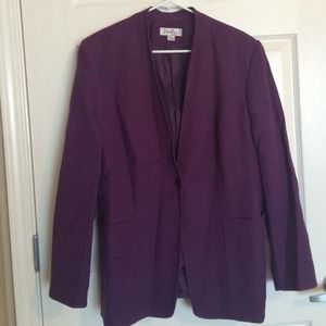 Vintage linen blazer